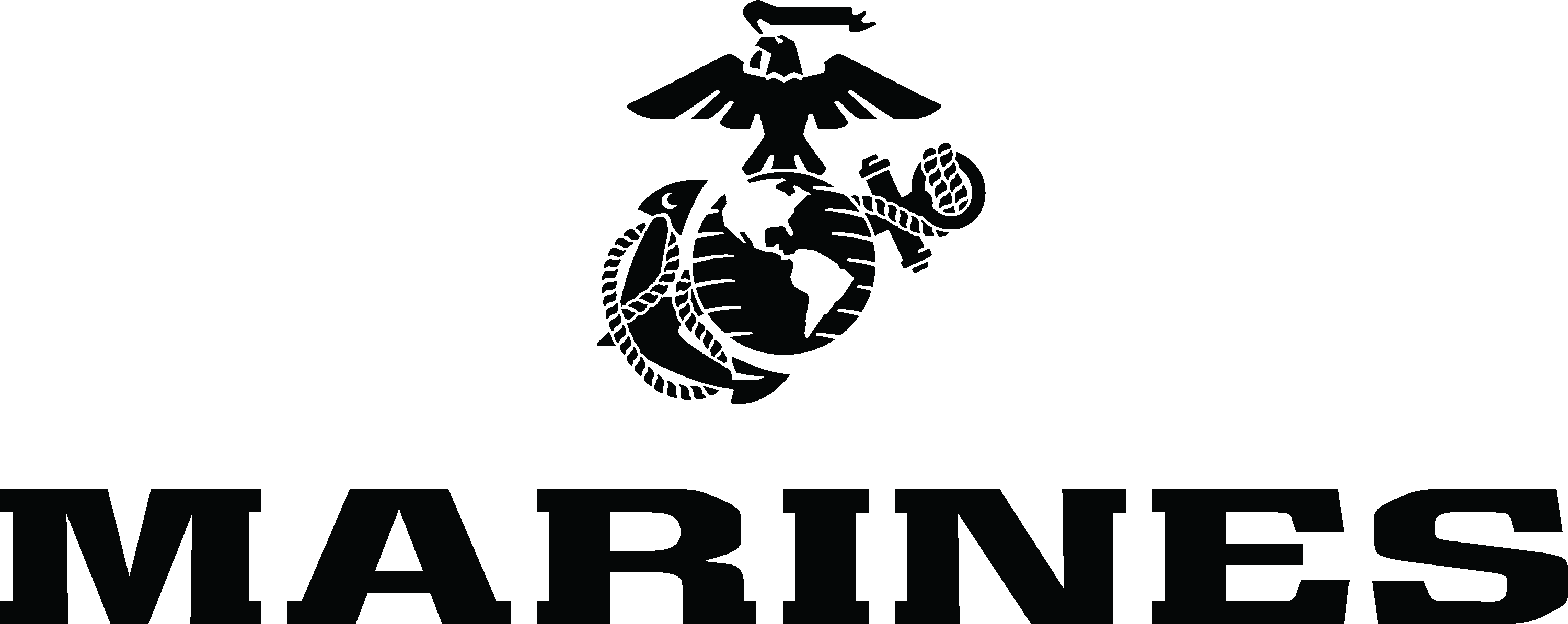 USMC logo black.